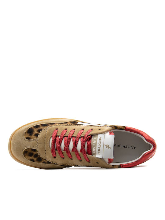 Sneakers Brown- Red- Beige