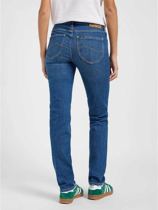 Lee Γυναικείο Jean Παντελόνι σε Slim Εφαρμογή Medium Blue