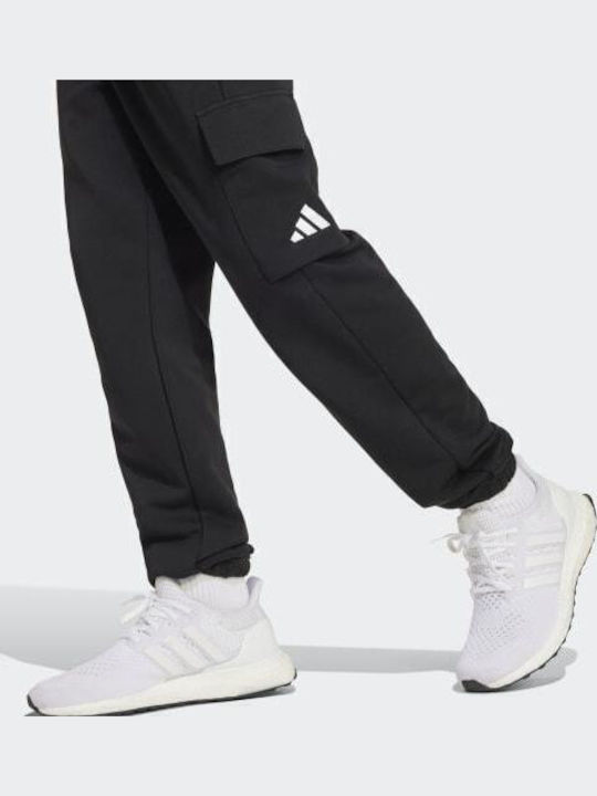 Kids Sweatpants Black Essentials Cargo