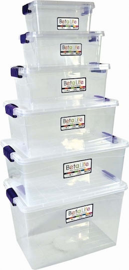 Sidirela Plastic Storage Box with Lid 20lt Sidirela Plastic Storage Box with Lid 20lt