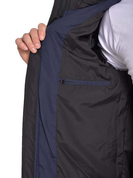 Jacket Puffer Navy, Black