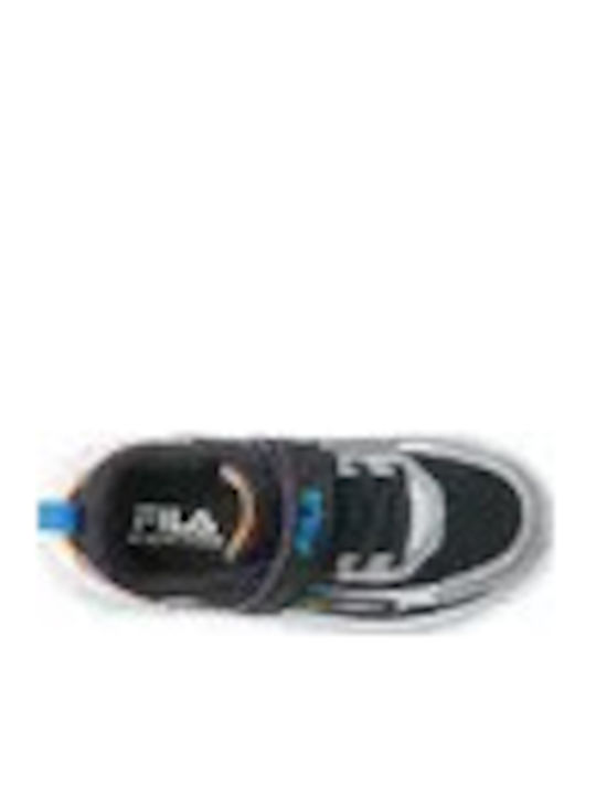 Memory Twink Kids Sports Shoes Running with Hoop & Loop Closure Black