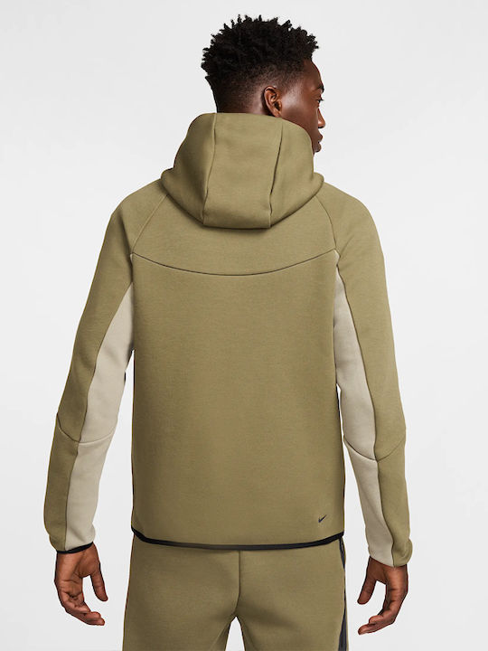 Tech Tech Fleece Яке с Качулка Зелено