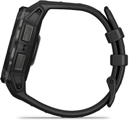 Garmin Instinct 3 AMOLED Aluminium 45mm Waterproof Smartwatch with Heart Rate Monitor (Black with Black Band)