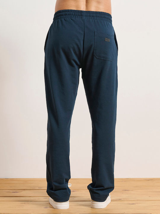 Sweatpants with Elastic Blue