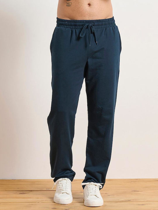 Sweatpants with Elastic Blue
