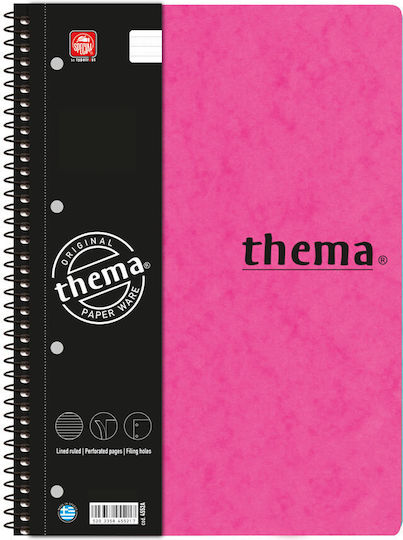 Typotrust Spiral Notebook Ruled B5 150 Sheets 5 Subjects Thema 1pcs