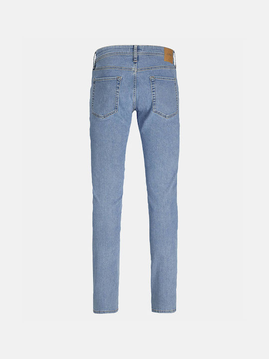 Ανδρικό Παντελόνι Τζιν Ελαστικό Slim Fit Light Blue