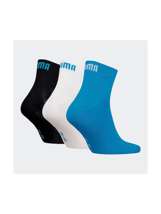 Puma Unisex Sportsocken Blau 3 Paare