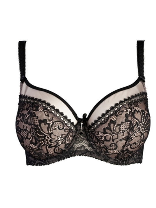 AVA Bra without Padding Underwire Black