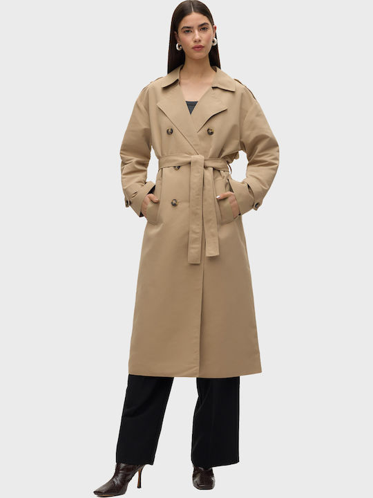 Chloe Γυναικεία Beige Καμπαρντίνα