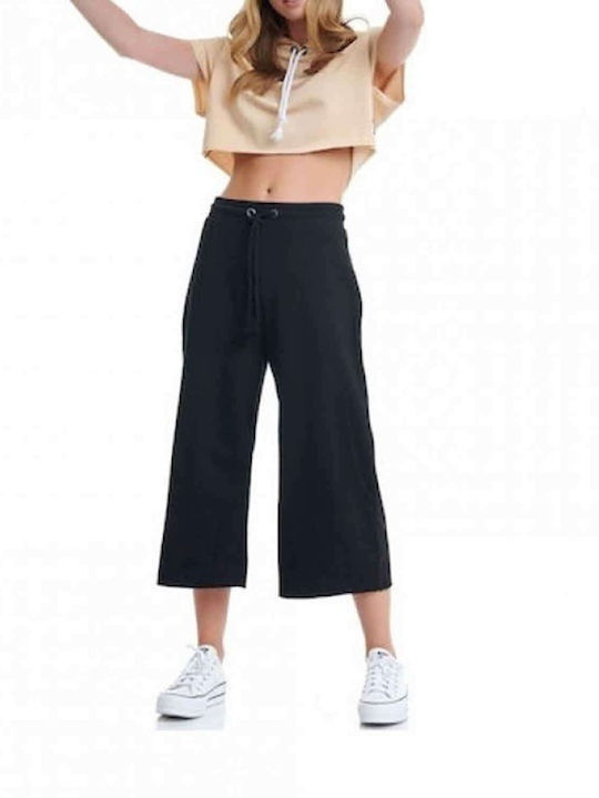 Sweatpants Flared Black