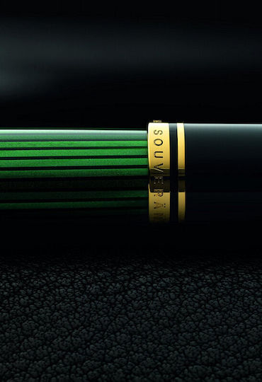 Pelikan Souveran Πένα Γραφής Medium με Μαύρο Μελάνι