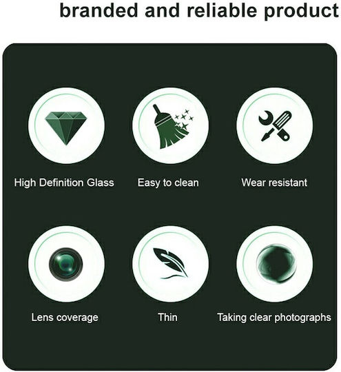 Camera Protection Tempered Glass Black for the OnePlus 13 5G