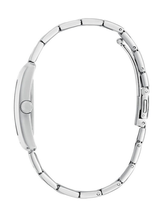 Guess Women's Watch Chronograph with Silver Metal Bracelet