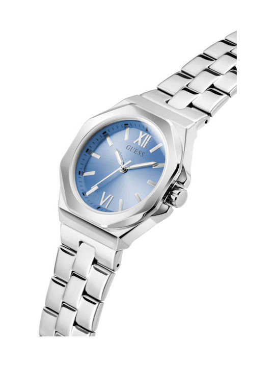 Guess Empress Women's Watch Chronograph with Silver Metal Bracelet