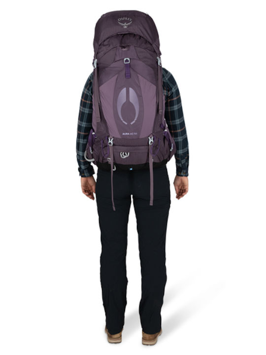 Osprey Aura Ag 50 Ορειβατικό Σακίδιο 50lt Μωβ Trekking