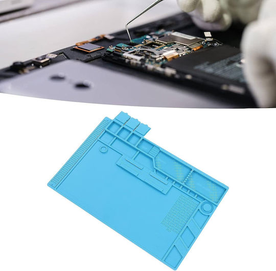 Silicone Soldering Mat Zola Every Diy Enthusiast 45x30x0.5cm Blue