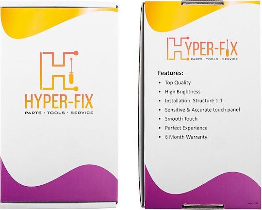 Hyper Fix Screen with Touch Mechanism and Frame for Samsung A03s A037F (Black)
