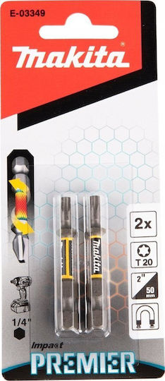 Makita Set 2 Screwdriver Bits