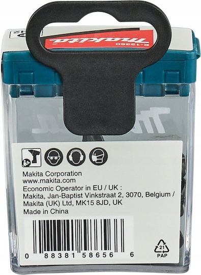 Makita Set 25 Schraubendreher-Bits Kreuz