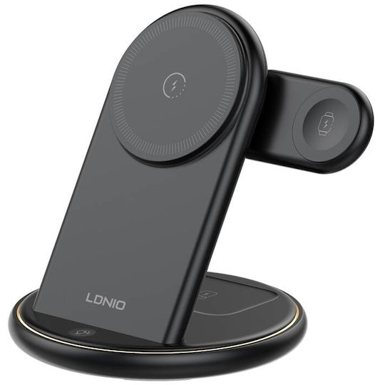 Ldnio Wireless Charger (Qi Pad) 25.5W Power Delivery Blacks (WL02)