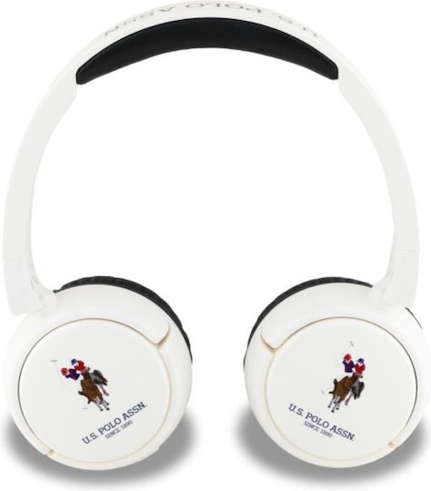 U.S. Polo Assn. Fără fir / Cu fir On Ear Căști cu 30 ore de Funcționare Albe