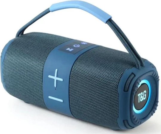 T&G Ηχείο Bluetooth 16W με Ραδιόφωνο και Διάρκεια Μπαταρίας έως 2 ώρες Μπλε TG-668