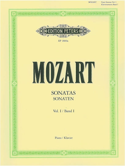 W.a.mozart Sonatas I Urtext Klavier Εκδόσεις Peters