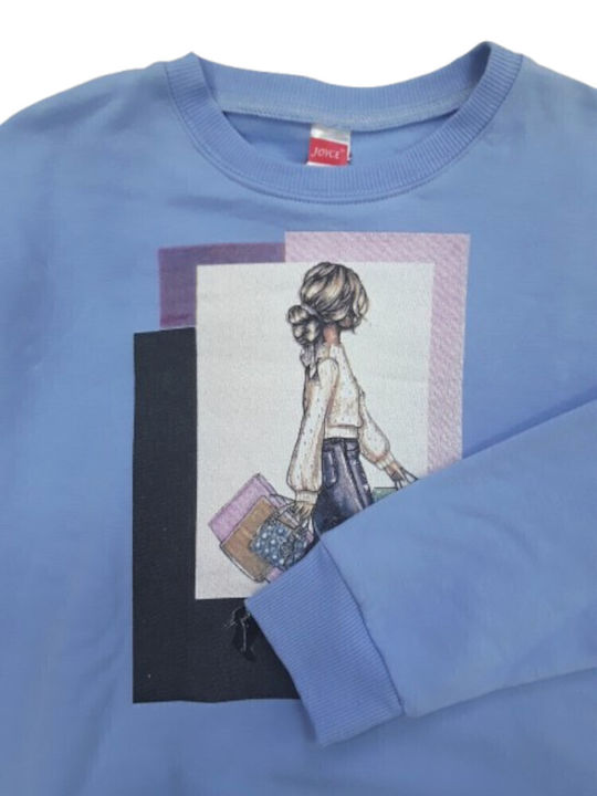 Joyce Παιδικό Σετ με Κολάν Blue 2τμχ