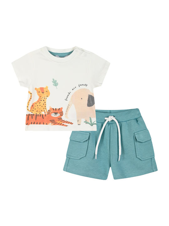 Energiers Kinder-Set mit Shorts 2Stück Green