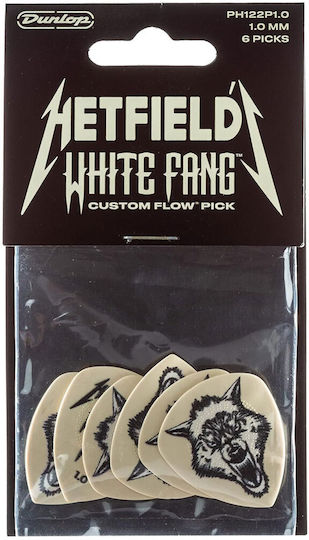 Dunlop Πένες Κιθάρας Hetfield Πάχους 1mm Σετ 6τμχ