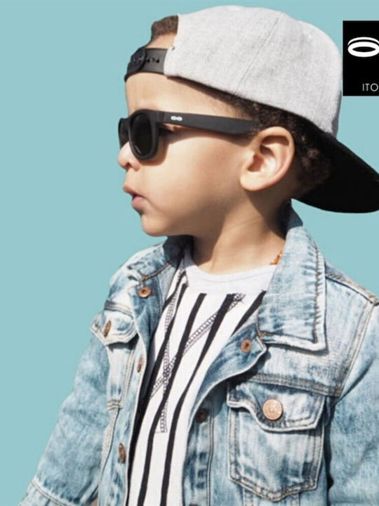 iTooTi 3-5 Years Kids Sunglasses Black T-SHA-CM01