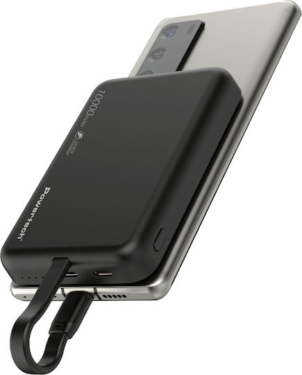 Powertech PT-1376 MagSafe Power Bank 10000mAh 20W Μαύρο