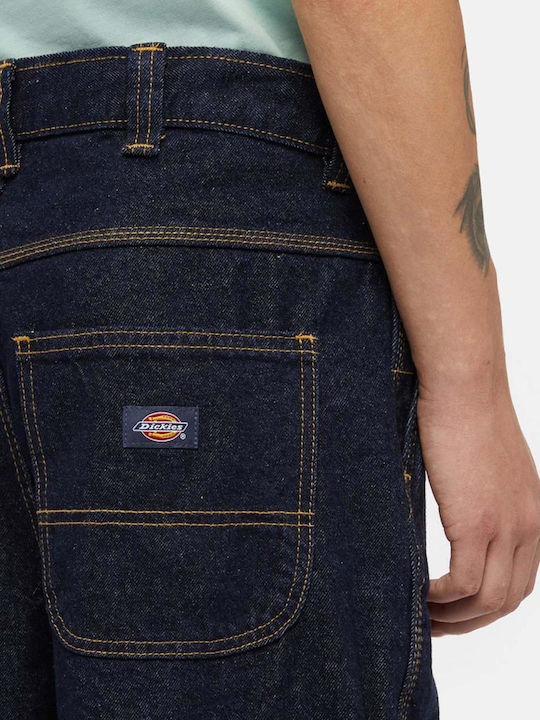 Madison Ανδρικό Παντελόνι Τζιν με Loose Baggy Εφαρμογή Μπλε