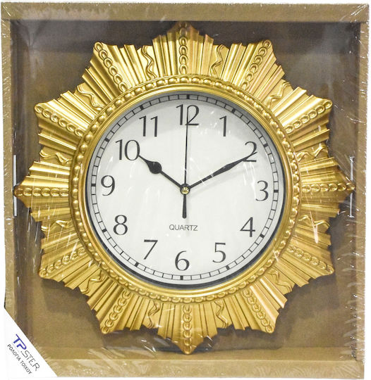 Tpster Wanduhr Gold Ø30cm