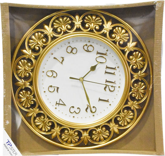 Tpster Wanduhr Gold Ø30cm