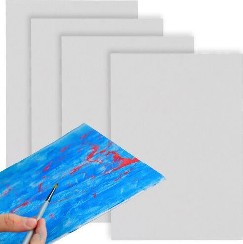 Комплект платна без рамка Zola 4 части 180g/m2 памук MDF хартия 30x40 см