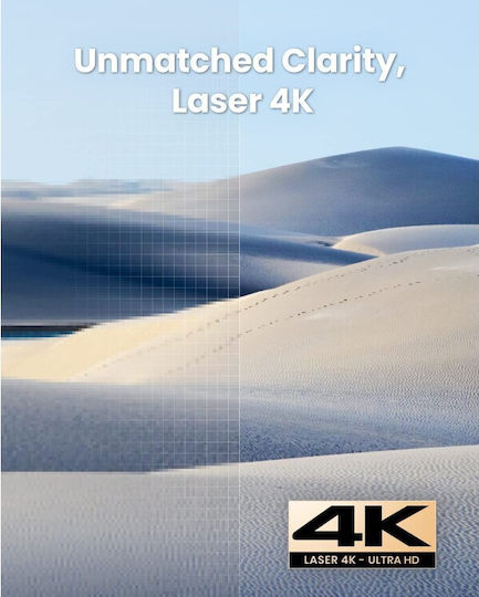 Nebula by Anker Cosmos Laser D23503F2 Mini 3D Projector DLP 4K Ultra HD Laser με Wi-Fi και Ενσωματωμένα Ηχεία