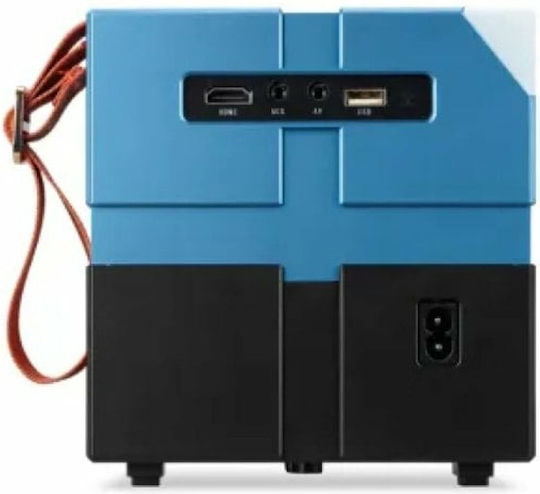 Aopen QH12a MR.JWV11.001 Mini Projector LCD HD Λάμπας LED με Wi-Fi και Ενσωματωμένα Ηχεία