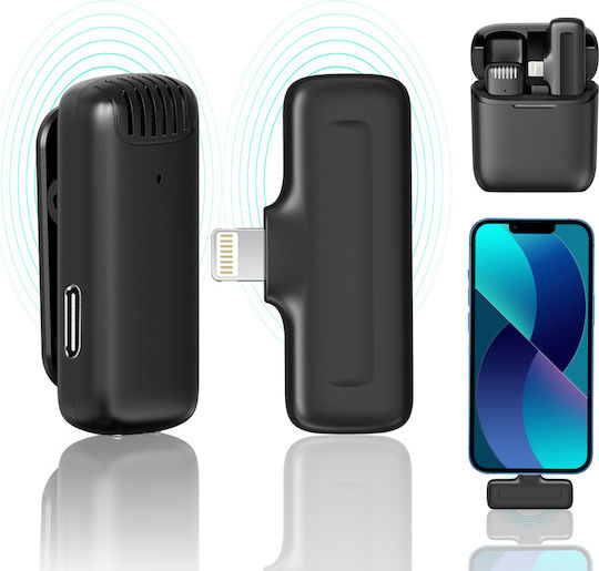 Ulanzi J11 Seturi Wireless Microfon Πέτου, Clip On pentru Mobil