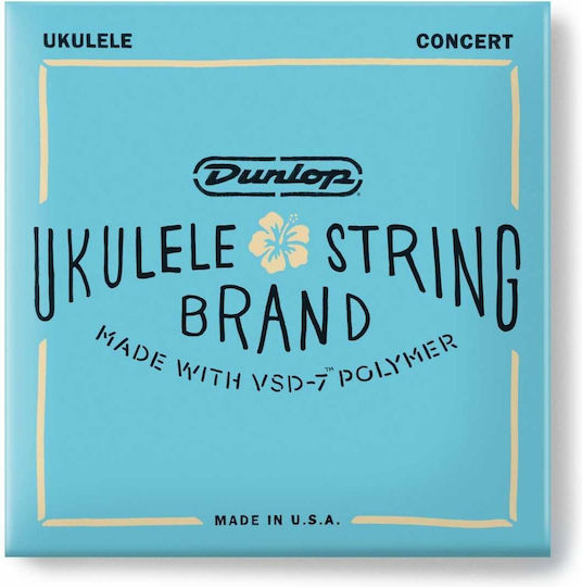 Dunlop Σετ Polymer-coated Χορδών 28 - 43" για Γιουκαλίλι Concert