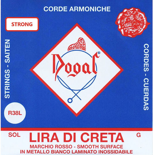 Dogal Single Chrome String for Cretan Lyra Lira di Creta Chrome G-SOL"