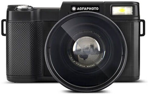 AgfaPhoto Kompaktkamera 24MP Optischer Zoom 5x Schwarz