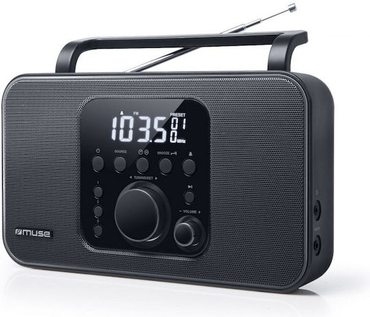 Muse M-091R Tabletop Radio Black