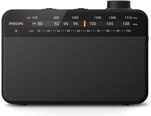 Philips Tragbares Radio-CD-Spieler mit Schwarz