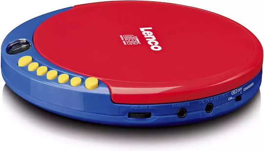 Lenco CD-021KIDS Φορητό Ηχοσύστημα με CD Κόκκινο
