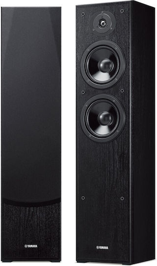 Yamaha NS-F51 Ζεύγος Ηχείων Hi-Fi Δαπέδου 80W 2 Δρόμων Π23.3xΒ25.4xΥ97.35εκ. Καρυδιά