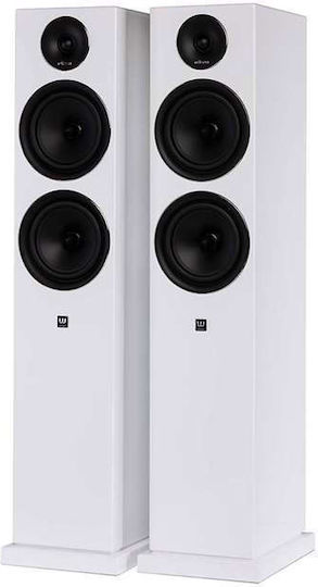 Wilson Exclusive Line 8 4700125 Ζεύγος Ηχείων Hi-Fi Δαπέδου Π19.5xΒ30.2xΥ116εκ. Λευκό