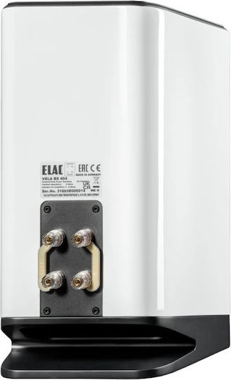 Elac Vela BS 404.2 Ζεύγος Ηχείων Hi-Fi Βιβλιοθήκης 80W 2 Δρόμων Π27.6xΒ33.2xΥ41.2εκ. High Gloss White